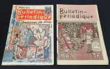 Bulletin Périodique - 4 Numéros - 1/2/3/4 - Bazooka Production 1976/1977. Kiki Picasso Loulou Picasso Bernard Vidal Philippe Renault Olivia Clavel