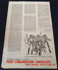 Ne travaillez jamais - Supplément au N. 2 de le revue Pour l'Organisation Conseilliste