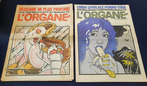 L'Organe - Le premier journal Raide et le meilleur - Numéros 1 & 2 - Septembre et Octobre 1975. undefined