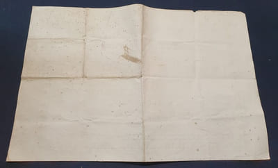 Congé de Semestre - 1820 Lieutenant d'Assy 16e Chasseurs à Cheval de l'Orne