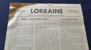 Lorraine - Journal clandestin - N.17 - 15 Février 1944. 