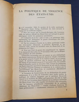 La politique de violence des Etats Unis - Enquète statistique de Gerhart Jentsch. undefined