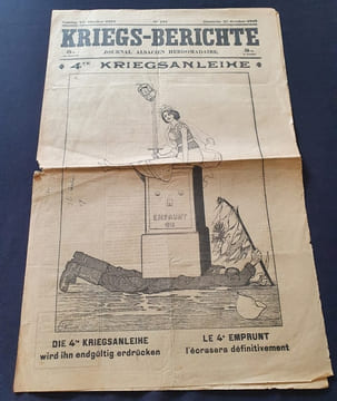 Kriegs-Berichte - Journal Alsacien hebdomadaire - N. 192 du 27 Octobre 1918. undefined