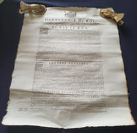 Ordonnance du Roy qui renouvelle sous plus grandes peines les défences du port d'Armes - Stanislas Duc  de Lorraine Juin 1744