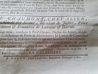 Ordonnance du Roy qui renouvelle sous plus grandes peines les défences du port d'Armes - Stanislas Duc  de Lorraine Juin 1744