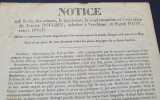 Notice et complainte sur les crimes et executions à Vendome de Joseph Rougier et Marie Pilon - Février 1845. 