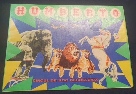 Fascicule sur le cirque Humberto - Cirque de l'état tchécoslovaque - 1971. undefined