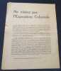 Rarissime tract " Ne visitez pas l'exposition coloniale " des Surréalistes 1931. André Breton, Paul Eluard, Benjamin Péret, Georges Sadoul, Pierre ...