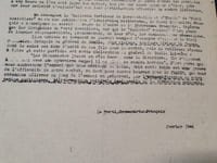 Rare tract du Parti Communiste Français -Janvier 1944 - Contre le bulletin de Paul Faure