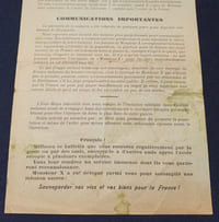 Tract - Le Salut Public - Bulletin édité par Monsieur X Délégué du Comité Français de Libération Nationale pour la France Occupée - Septembre 1944 -