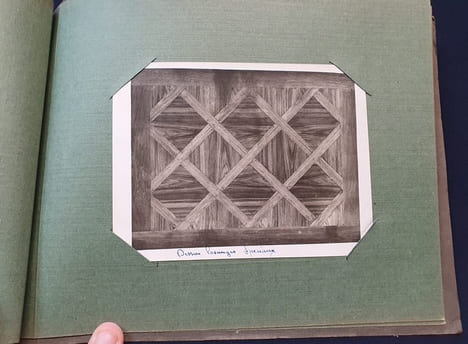 Album de 9 photographies originales de meubles et marqueterie - Années 1910/1920. undefined