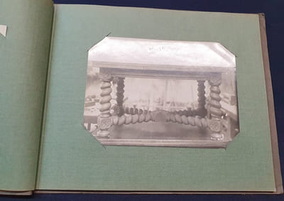 Album de 9 photographies originales de meubles et marqueterie - Années 1910/1920