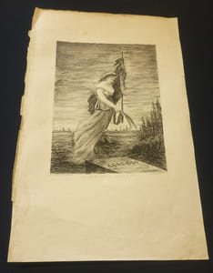 Gravure a la gloire d'Armand Barbès 