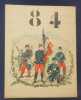Billet de tirage au sort - Conscrits - vers 1880 - Imagerie Pellerin. 