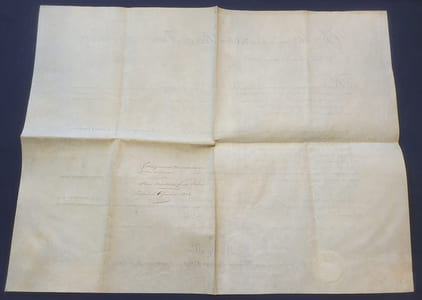 Grace Royale - 1825 Charles X -Anne Imbert comdamnée pour infanticide - Imprlmée sur peau de vélin .