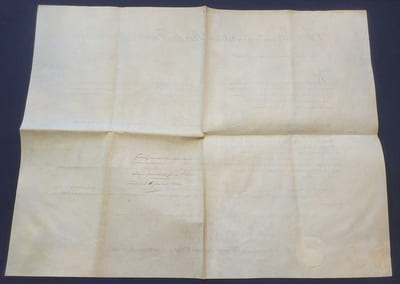 Grace Royale - 1825 Charles X  -Anne Imbert comdamnée pour infanticide - Imprlmée sur peau de vélin .