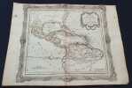 Atlas Brion de La Tour / Desnos - Carte de la Guyane et des Antilles et Nouvelle Espagne 1772. Brion de la Tour  Desnos