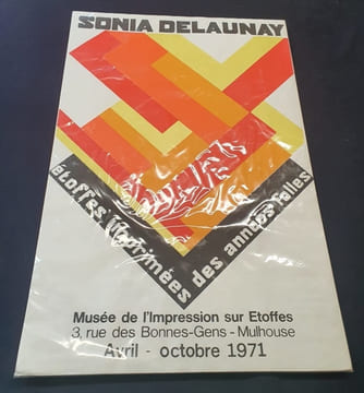 Affiche Sonia Delaunay - Exposition à Mulhouse Avril / Octobre 1971. undefined