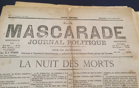 La mascarade - Journal politique - Lyon - 13 numéros 1870 / 1872. undefined