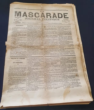 La mascarade - Journal politique - Lyon - 13 numéros 1870 / 1872. undefined