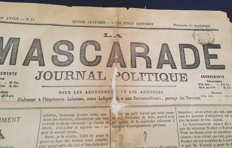 La mascarade - Journal politique - Lyon - 13 numéros 1870 / 1872. undefined