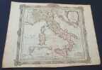 Atlas Brion de La Tour / Desnos - Carte de L'Italie divisée en tous ses états 1772. Brion de la Tour  Desnos