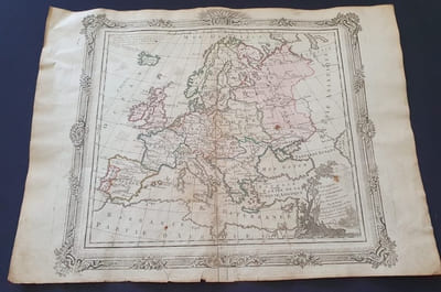 Atlas Brion de La Tour / Desnos - l' Europe  dréssée pour l'étude de la géographie  -1772