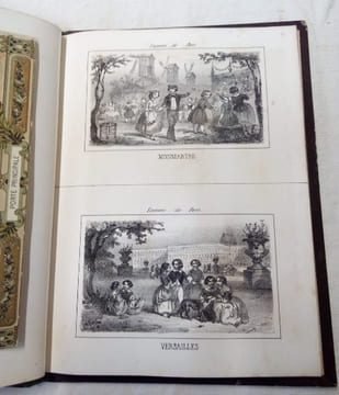 Un Voyage à Paris ou le Paris des enfants avec ses environs - Album composé de 32 sujets dessinés d'après nature avec introduction. Anonyme