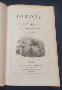 Corinne ou l'Italie - 2 Tomes
