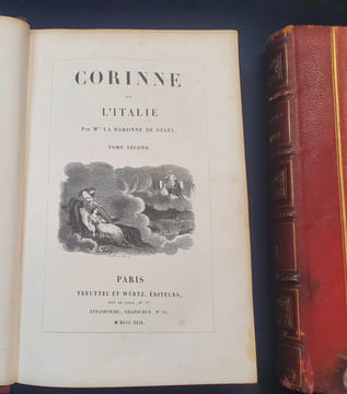 Corinne ou l'Italie - 2 Tomes. Baronne De Stael