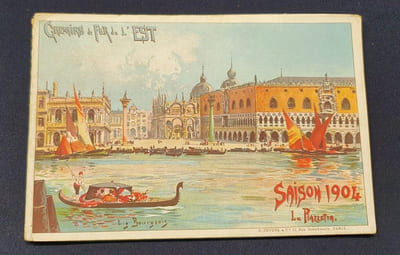 Chemins de fer de l'est - Saison 1904 - Saison Thermale - Excursions en France et a l'étranger 