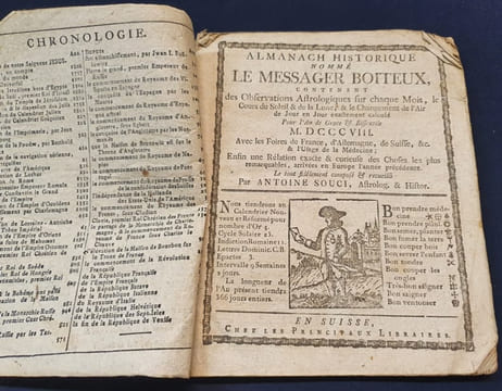 Le véritable messager boiteux de Berne - An 1808. undefined