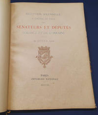 Reception solennelle a l'hotel de villes des sénateurs et députés d'alsace et de lorraine - 20 Janvier 1920