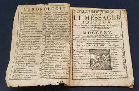 Le véritable messager boiteux de Berne - An 1815. undefined