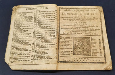 Le véritable messager boiteux de Berne - An 1810