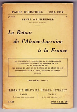 Le retour de l'Alsace-Lorraine à la france. Protestations solennelles à l'assemblée nationale de Bordeaux et au Reichstag. Ordres du jour de la ...