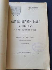 Sainte Jeanne d'Arc à Chalons - 14-15 Juillet 1429