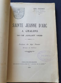Sainte Jeanne d'Arc à Chalons - 14-15 Juillet 1429