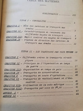 Ecole d'application d'artillerie - Emploi des armes - Tome VII - Transports . undefined