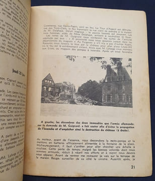 Les journées historiques de Juin 1940 a Blois. André Jarrigeon