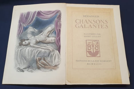 Chansons galantes . Béranger
