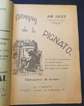 Armana de la Pignato - 1933 Toulon. undefined