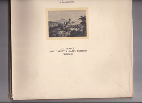 Le Château De Montrottier. Etude Historique Et Archéologique. Préface D'edouard Chapuisat. Bois Gravés Et Ornements De Marie Biennier. SERAND Joseph