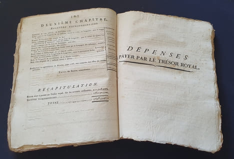 Compte Rendu au Roi au mois de Mars 1788 et publié par ses ordres . Anonyme ( BRIENNE Etienne-Charles de Loménie de)