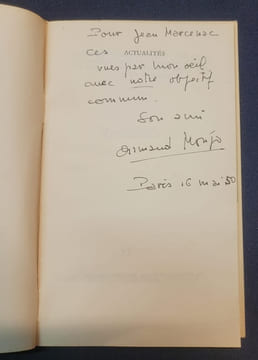 Actualités. Armand Monjo