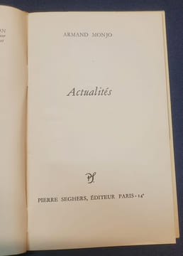 Actualités. Armand Monjo