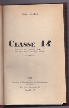Classe 14. LABRIC Roger