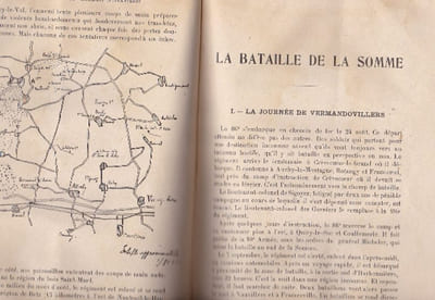 13e corps d'armée. 86e régiment d'infanterie. Historique des opérations pendant la guerre 1914-1918... Signé Capitaine A. Bonnet 