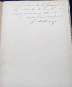 Une lettre inédite de Voltaire