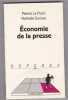 Economie De La Presse. LE FLOCH Patrick SONNAC Nathalie